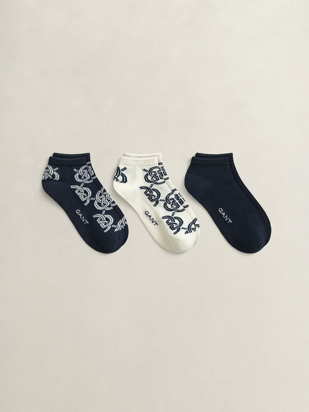 Gant Women Multicolour Printed Socks - Pack Of 3