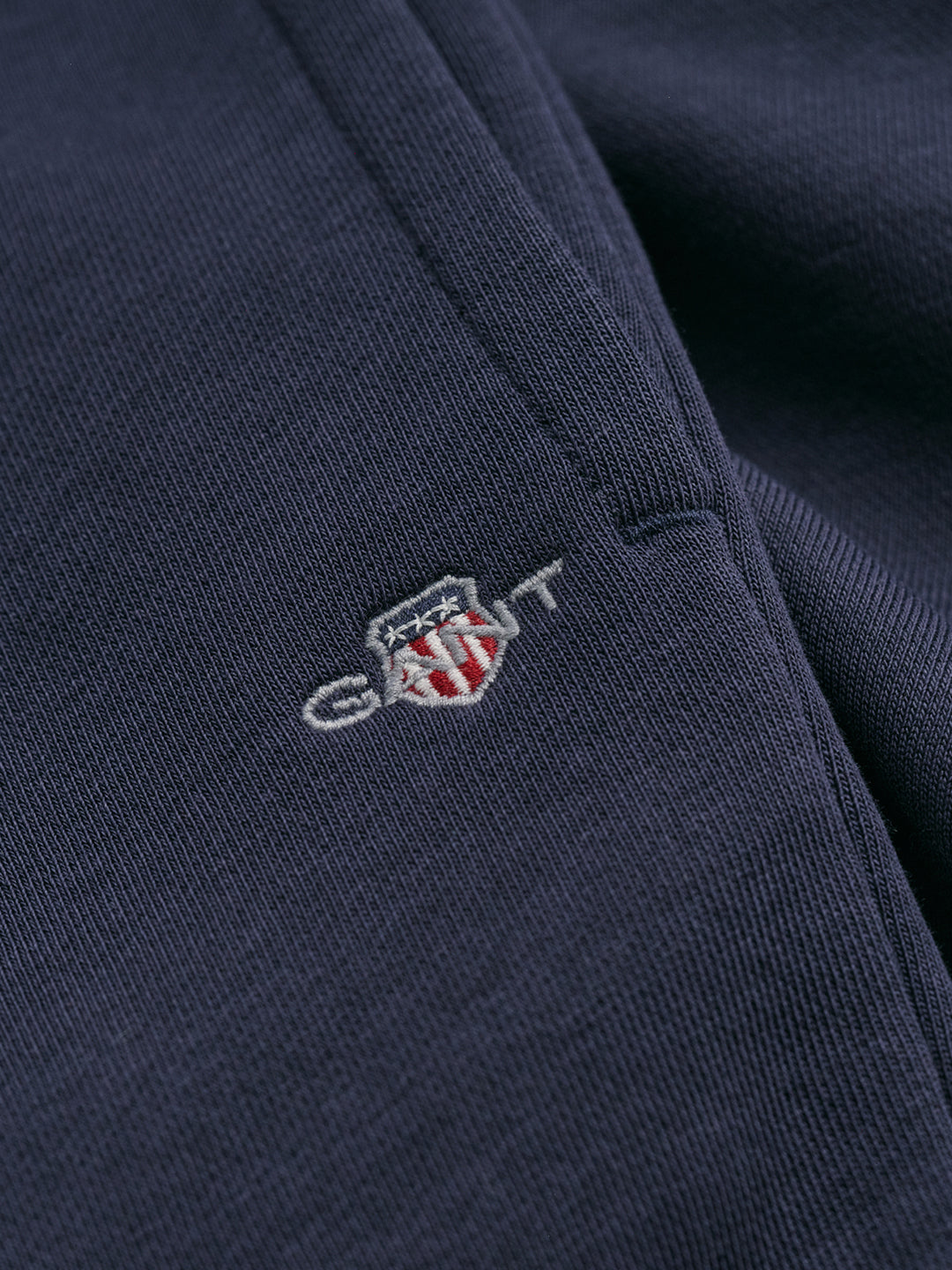 Gant Boys Blue Regular Fit Solid Sweatpant