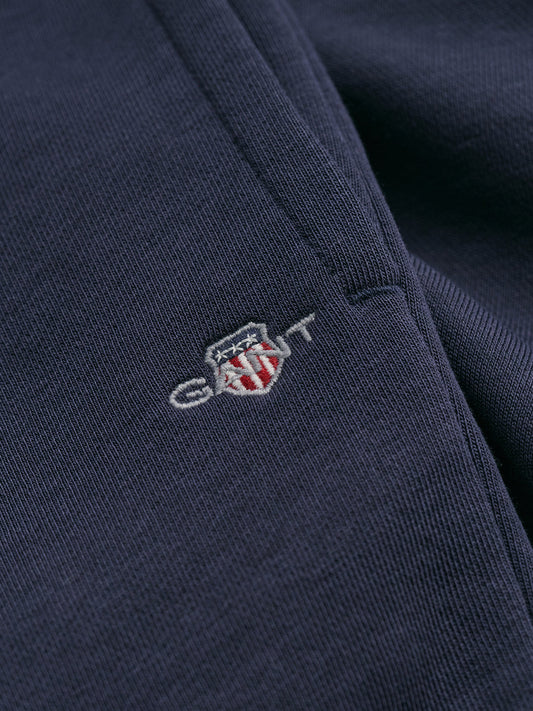 Gant Boys Blue Regular Fit Solid Sweatpant