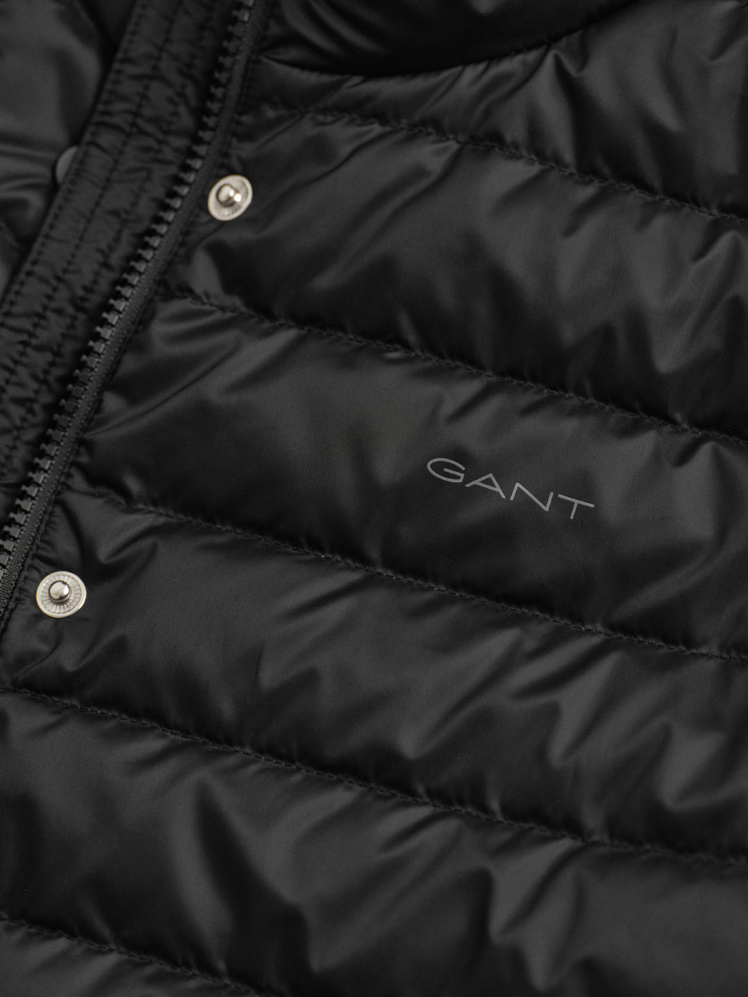 Gant Women Black Solid Stand Collar Jacket