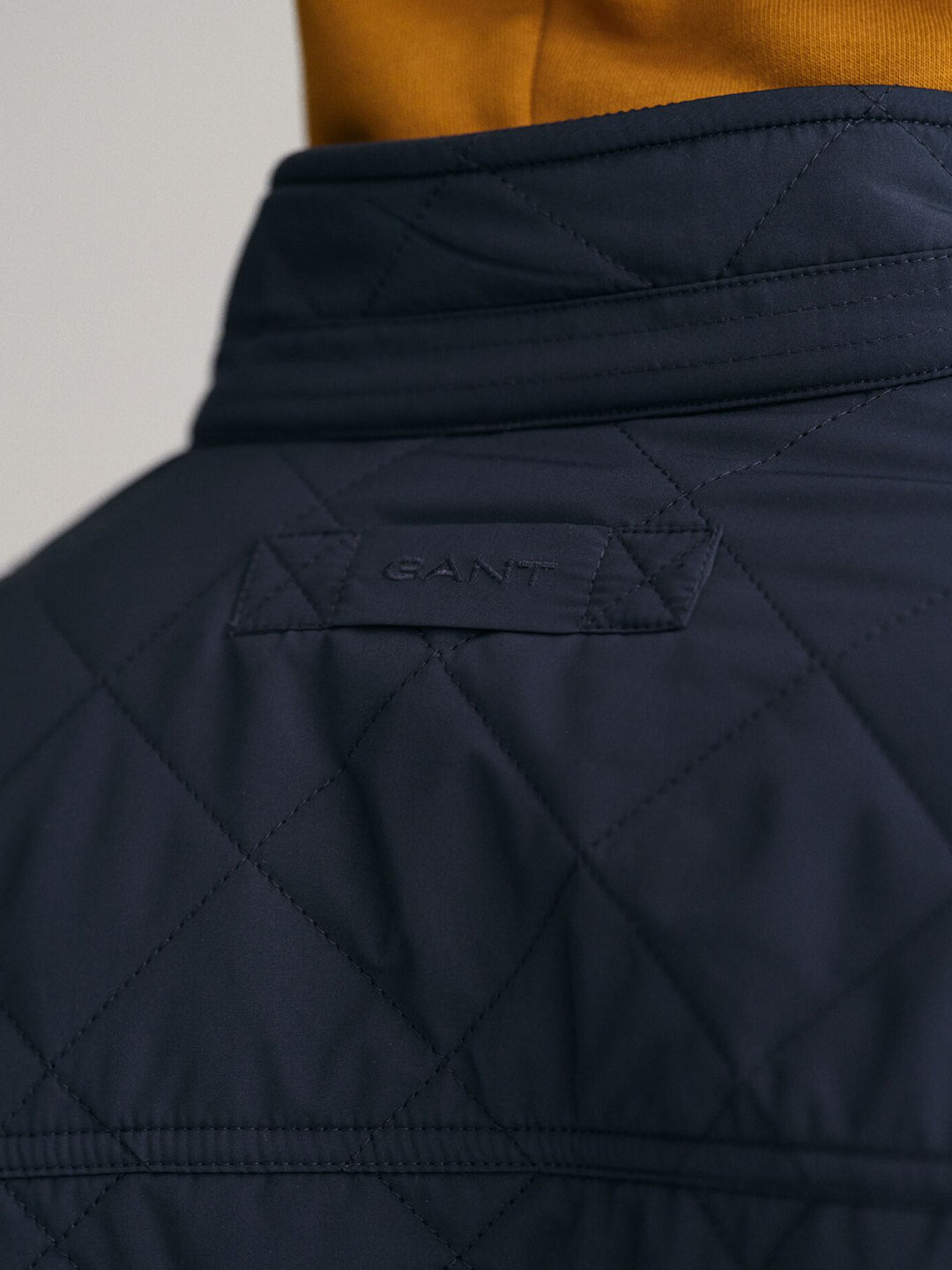 Gant Men Blue Solid Collar Jacket