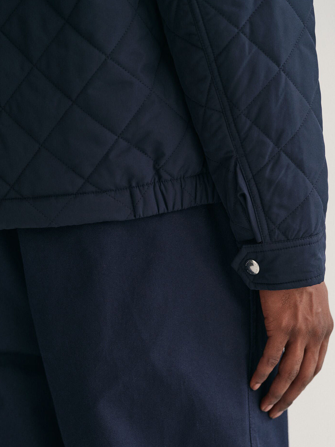 Gant Men Blue Solid Collar Jacket