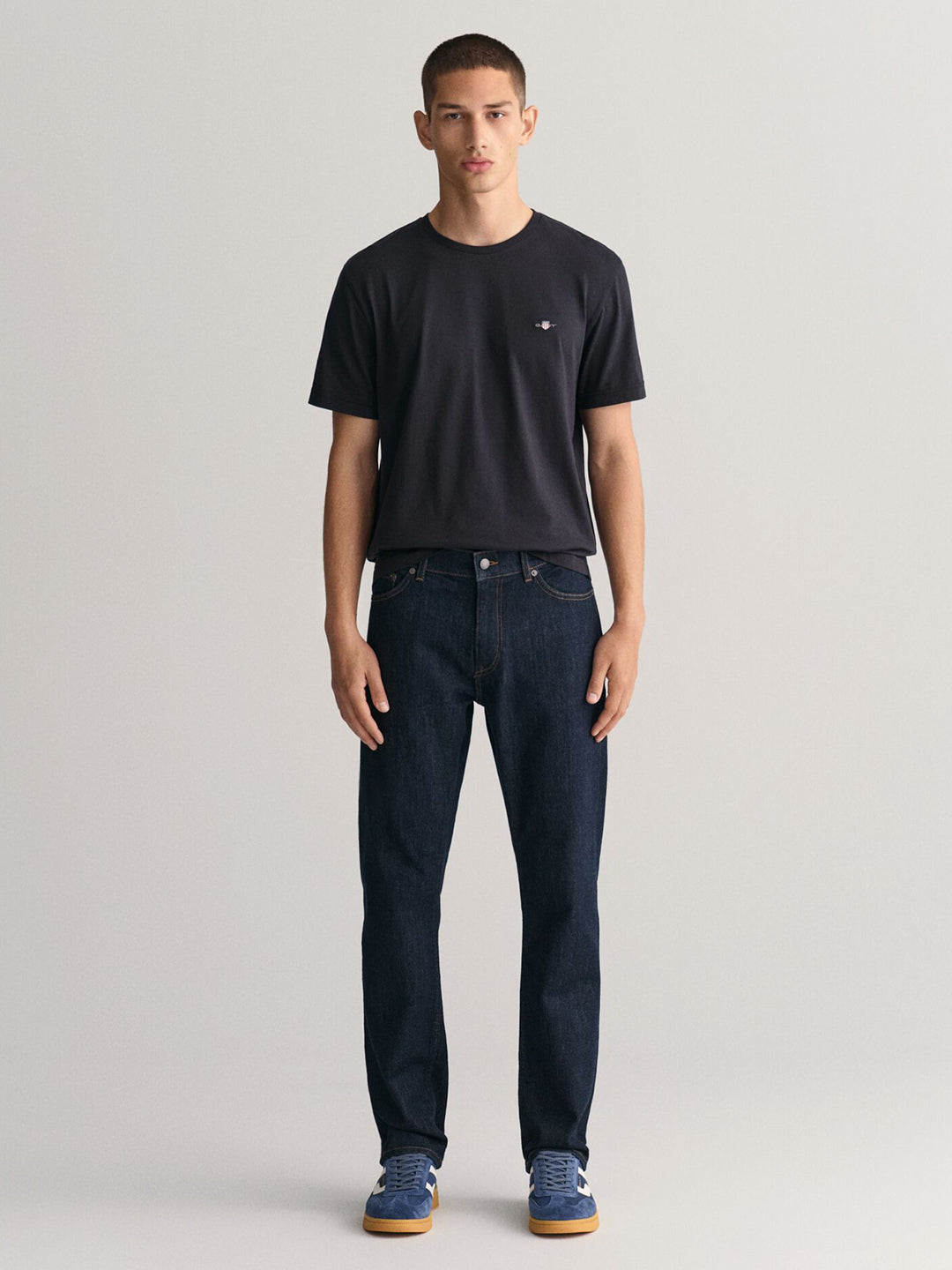 Gant Men Blue Regular Fit Washed Jeans