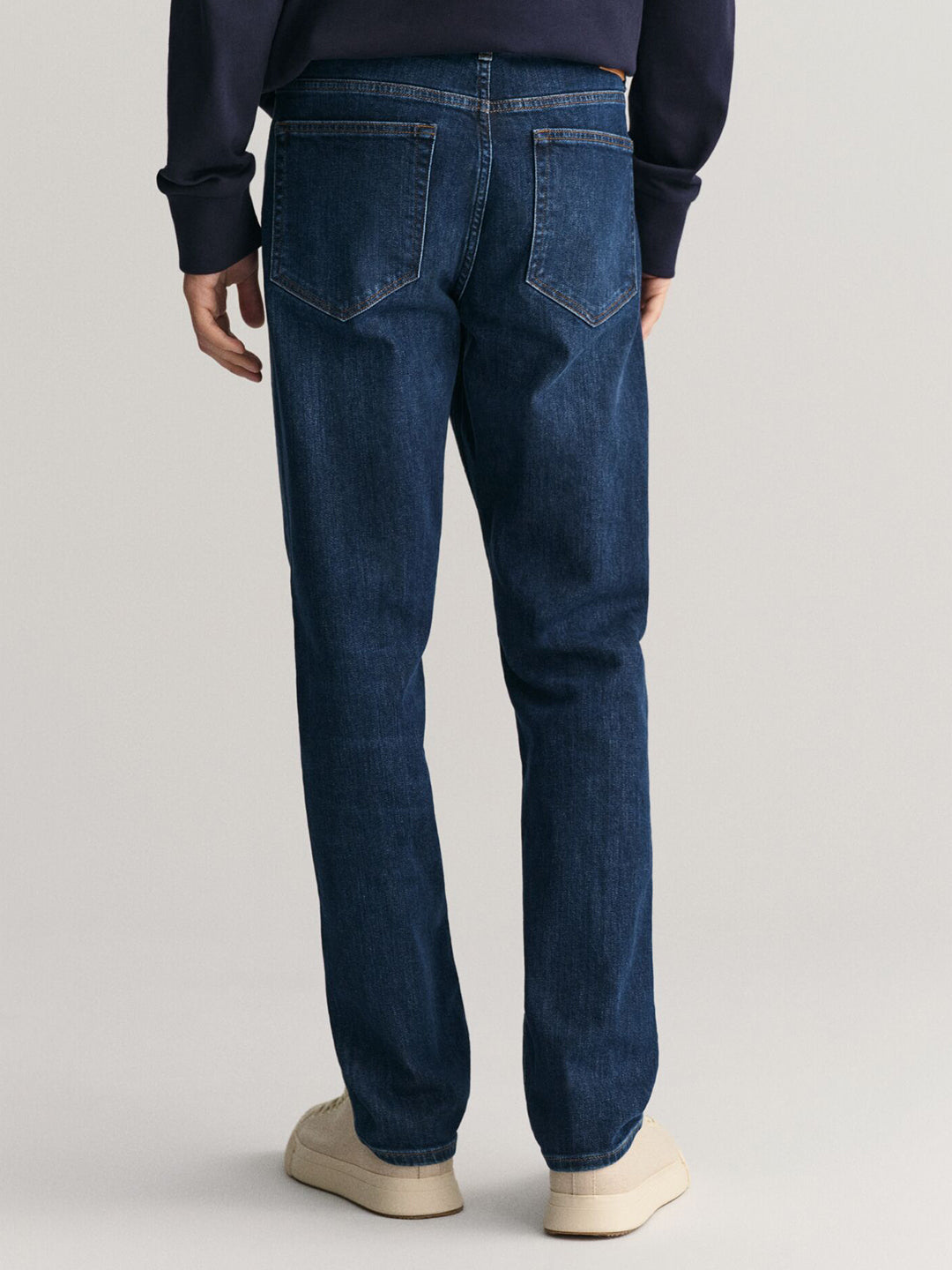 Gant Men Blue Regular Fit Washed Jeans