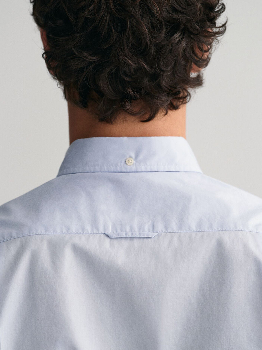 Gant Men Blue Solid Collar Shirt