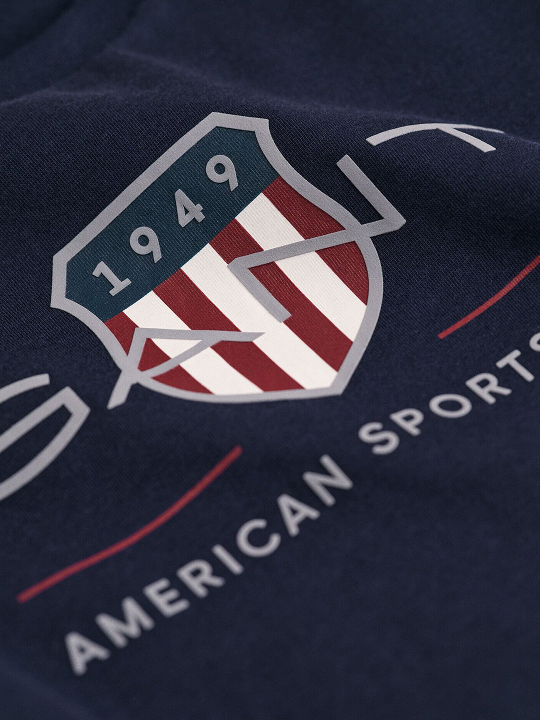 Gant Kids Blue Graphic Round Neck Tshirt