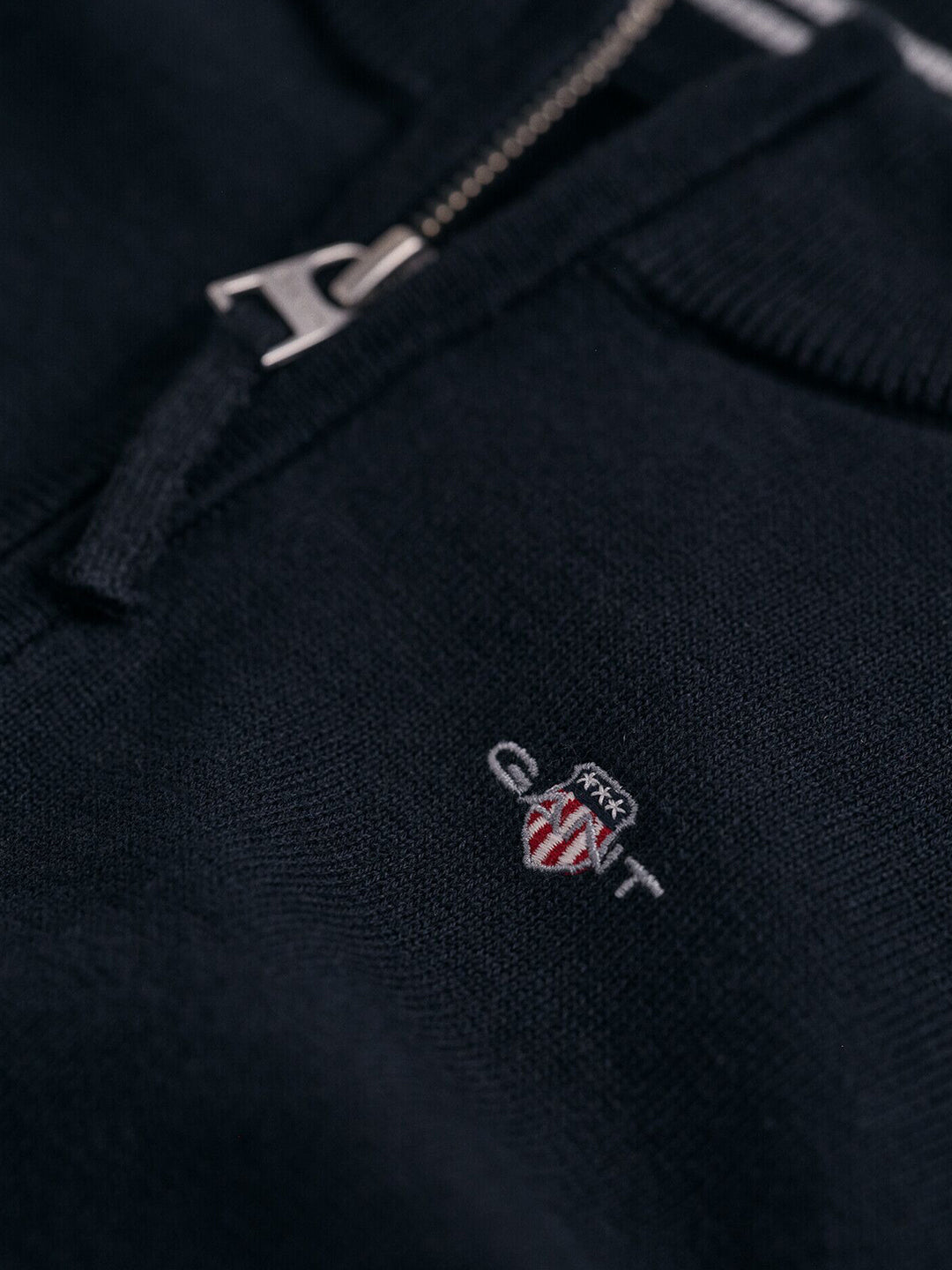 Gant Kids Blue Solid Round Neck Sweatshirt