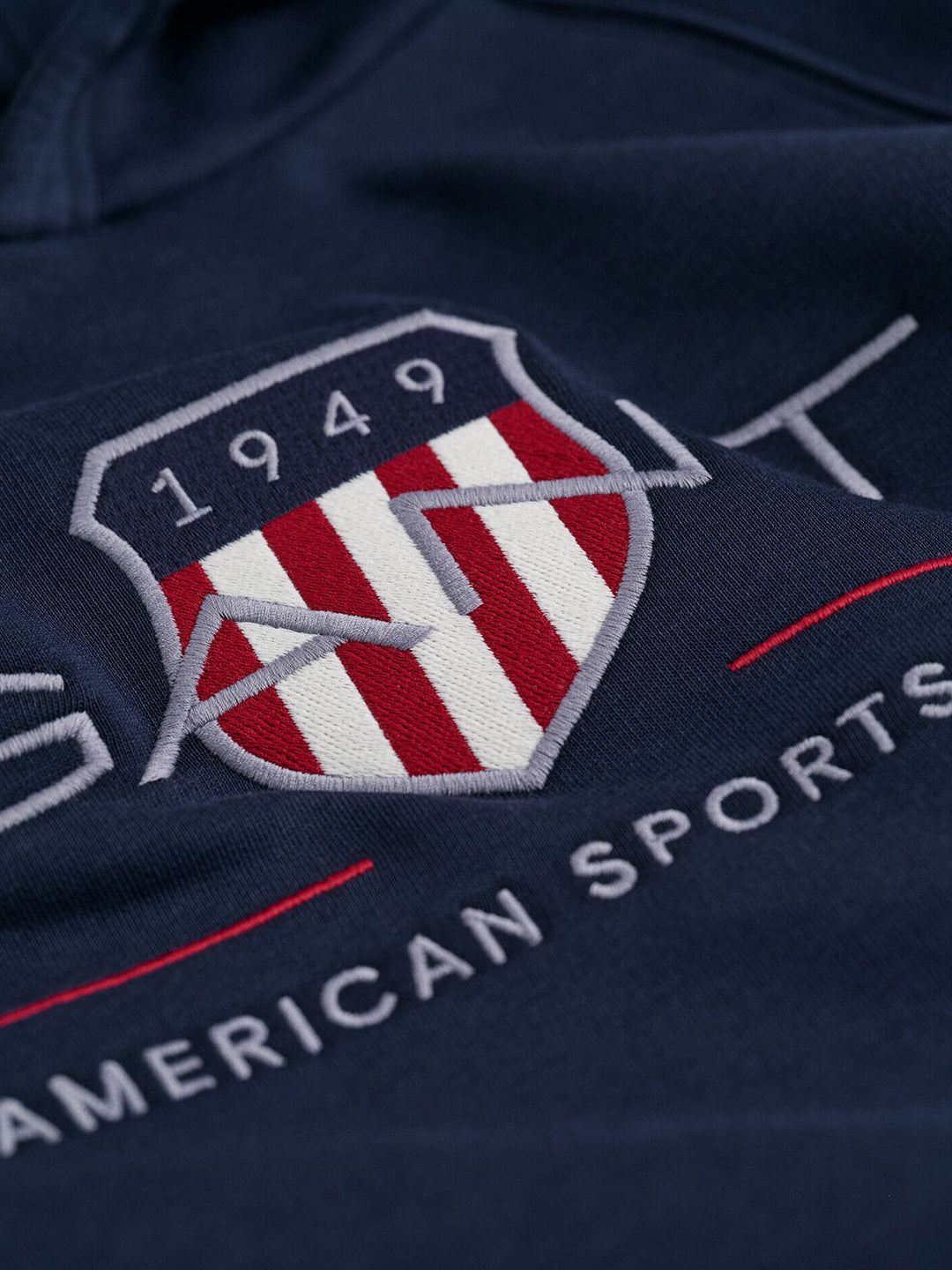 Gant Kids Blue Graphic Hood Sweatshirt