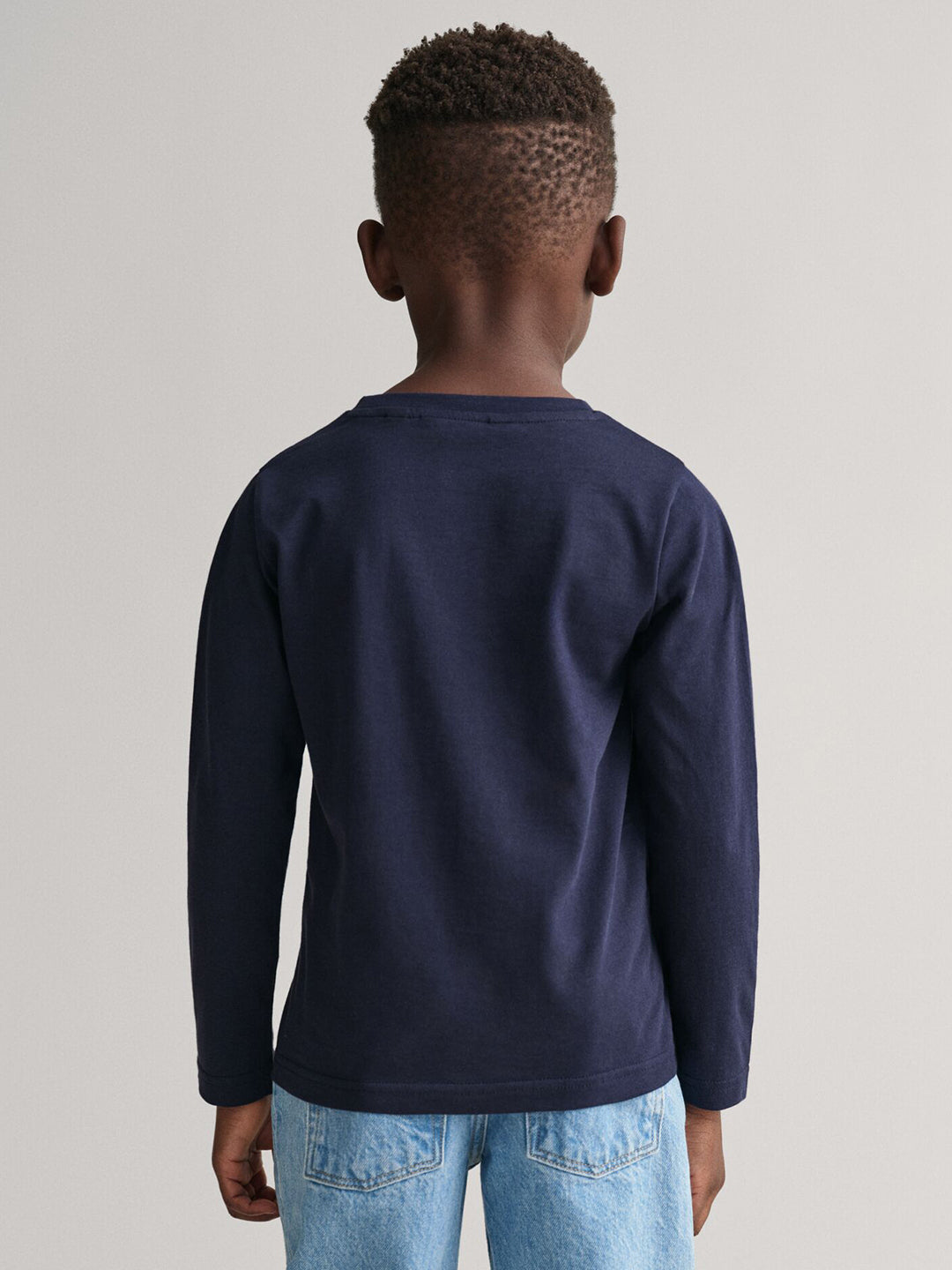 Gant Kids Blue Graphic Round Neck Tshirt
