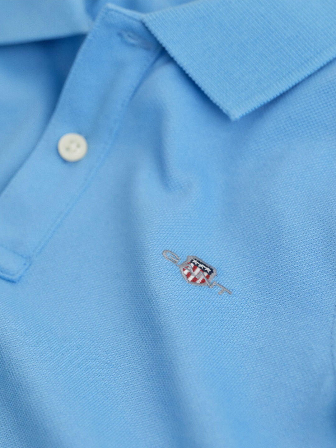 Gant Boys Blue Solid Polo Tshirt
