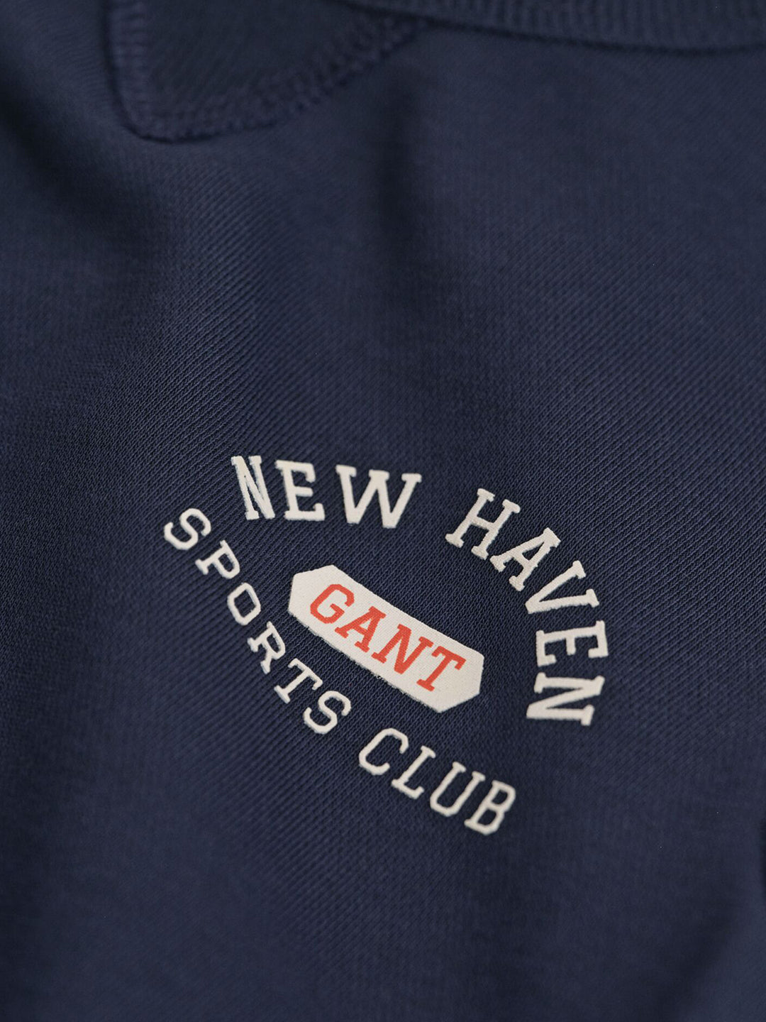 Gant Boys Blue Graphic Round Neck Sweatshirt