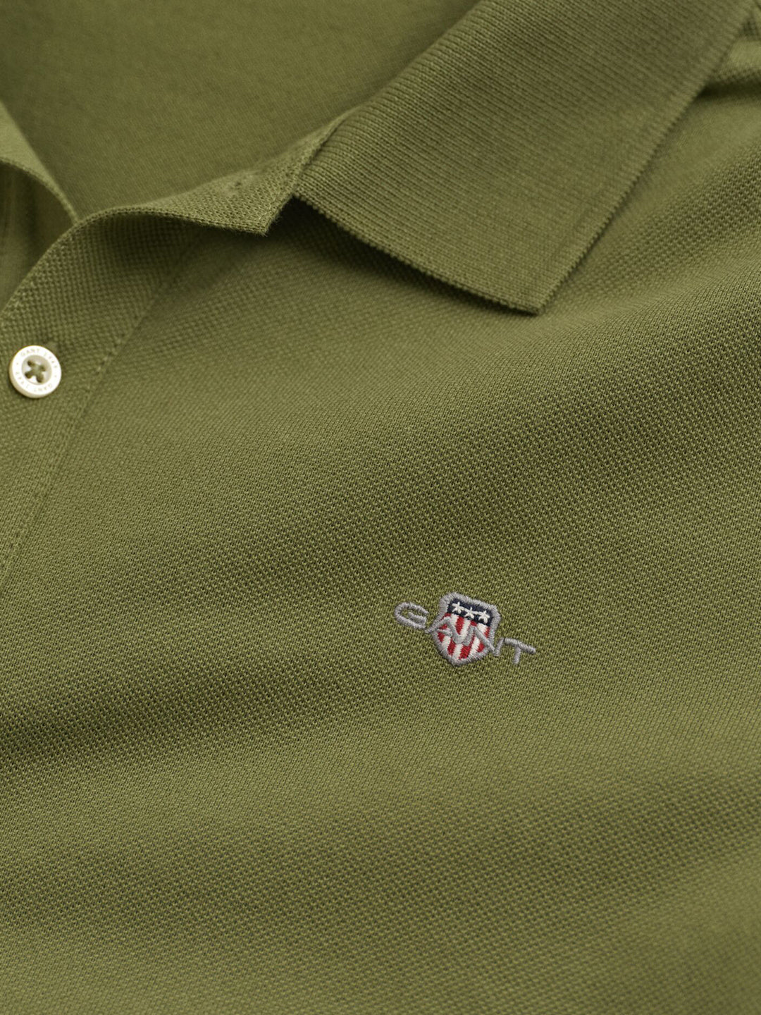 Gant Boys Green Solid Polo Tshirt