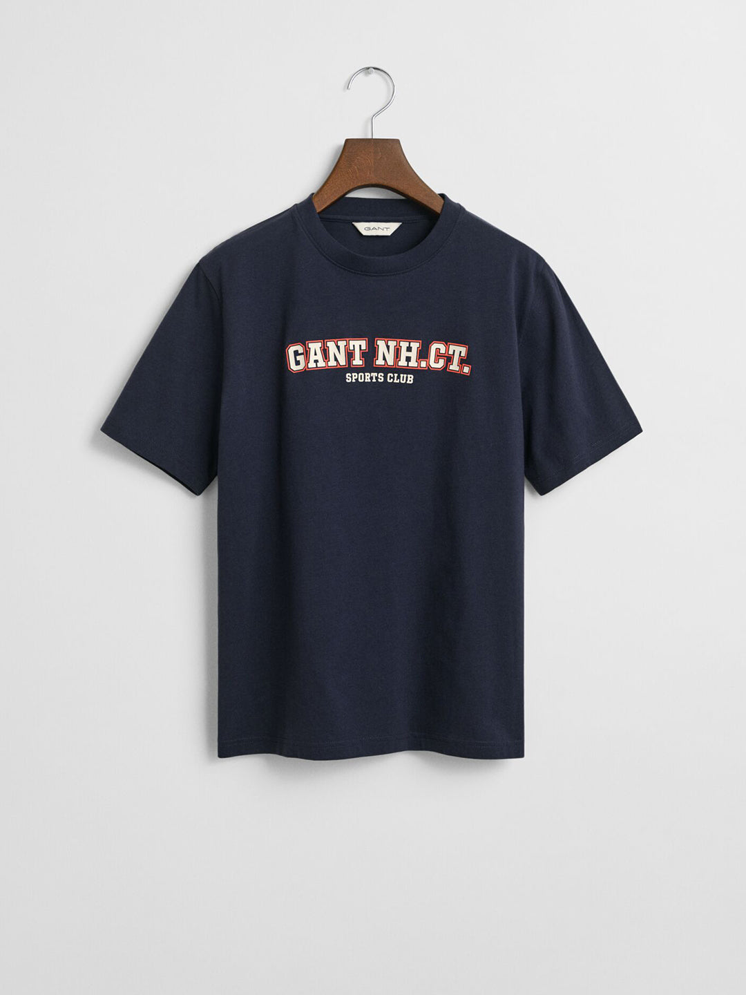 Gant Boys Blue Graphic Round Neck Tshirt