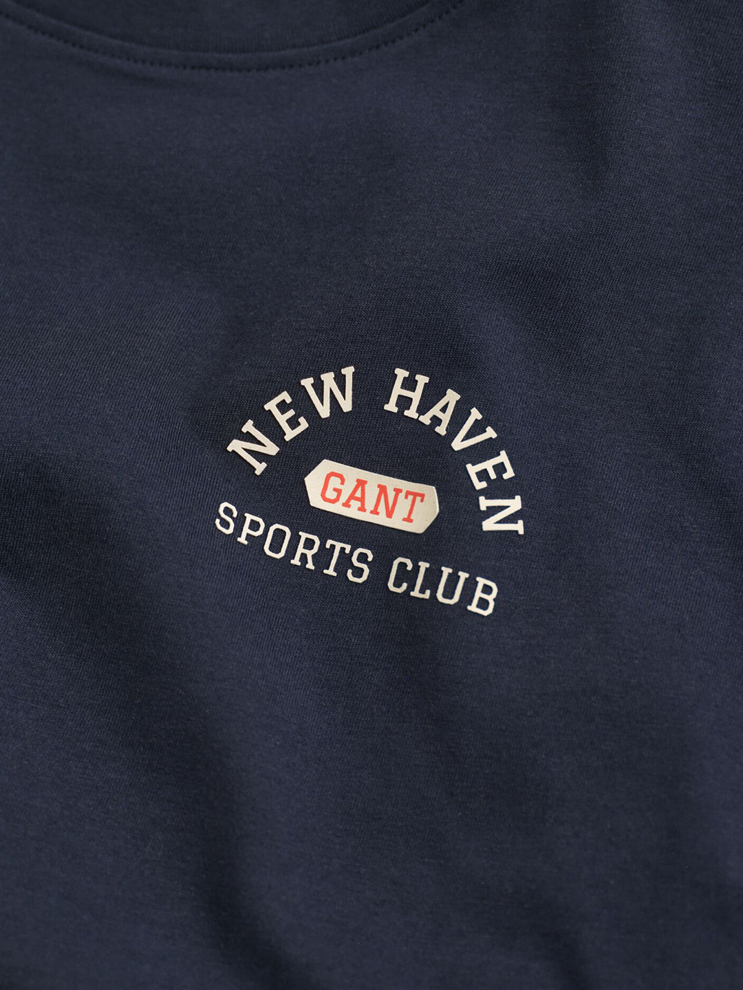 Gant Boys Blue Graphic Round Neck Tshirt