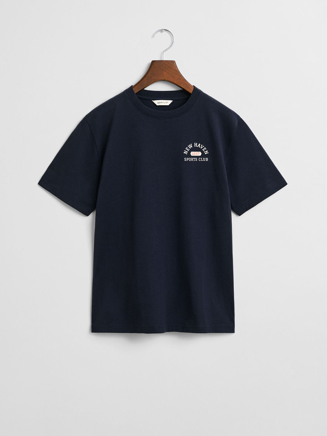 Gant Boys Blue Graphic Round Neck Tshirt