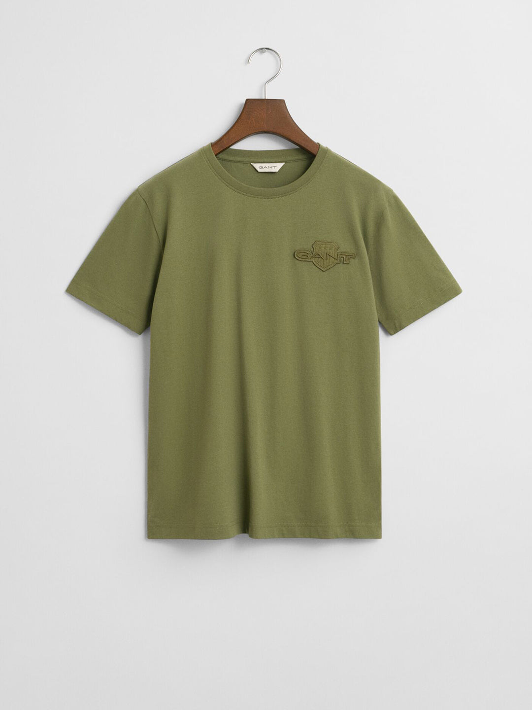 Gant Boys Green Graphic Round Neck Tshirt