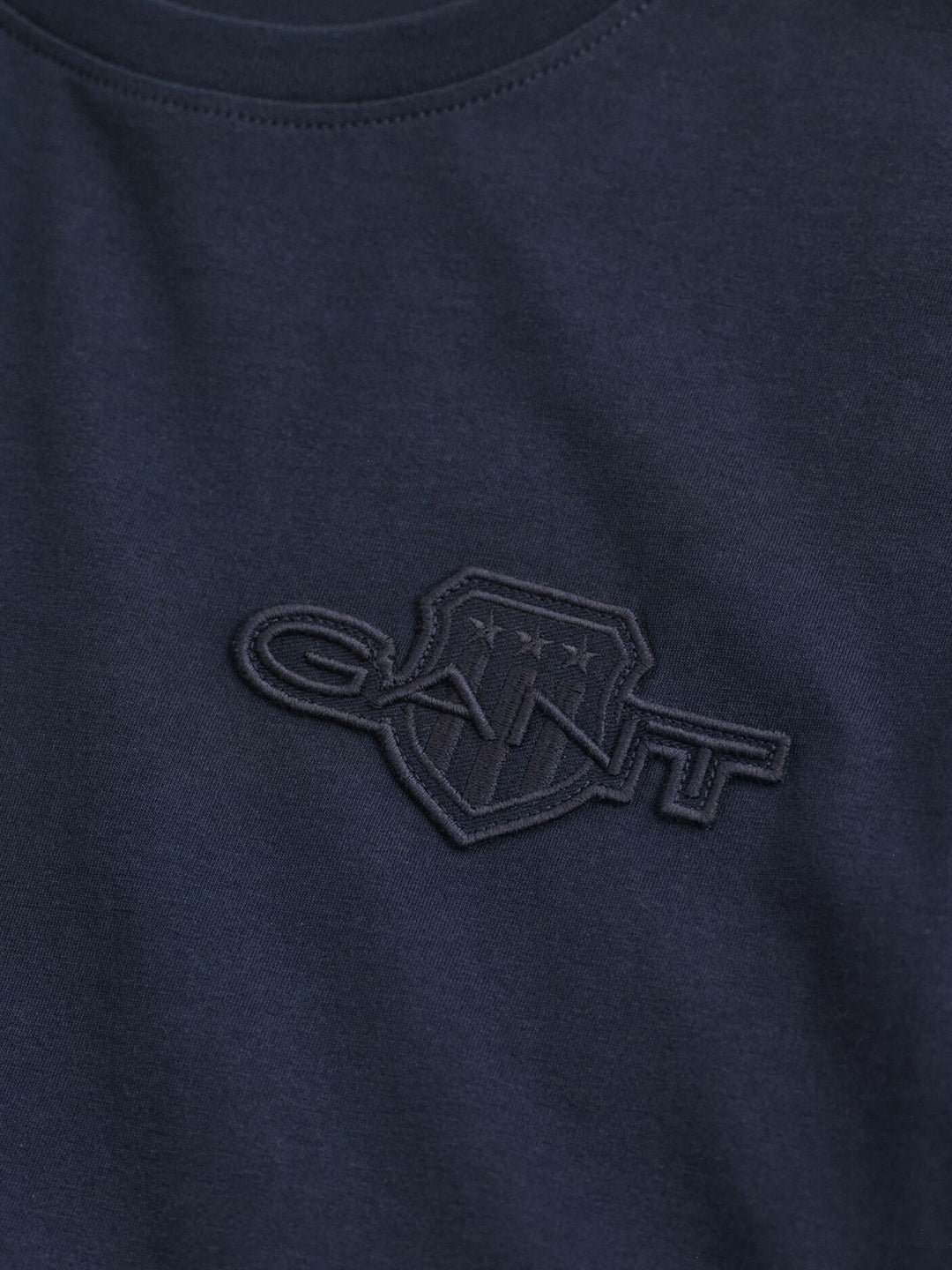 Gant Boys Blue Graphic Round Neck Tshirt