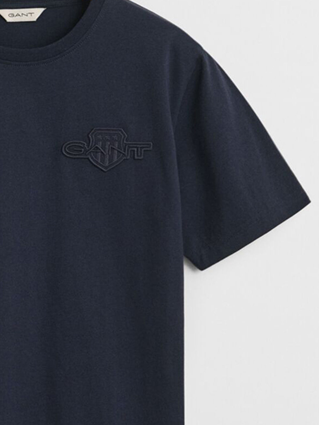 Gant Boys Blue Graphic Round Neck Tshirt