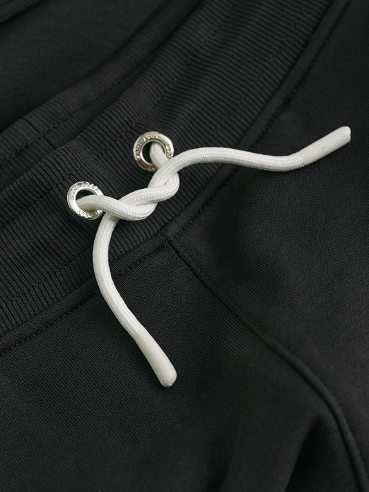 Gant Boys Black Regular Fit Solid Sweatpant