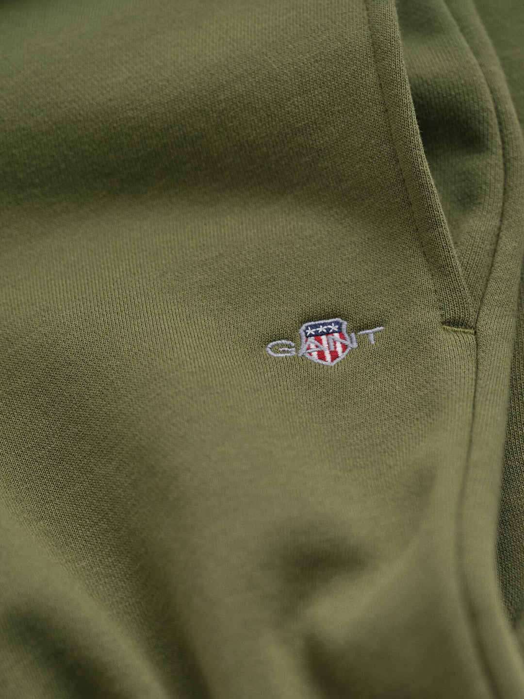 Gant Boys Green Regular Fit Solid Sweatpant