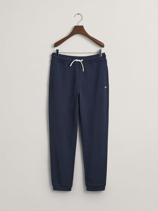 Gant Boys Blue Regular Fit Solid Sweatpant