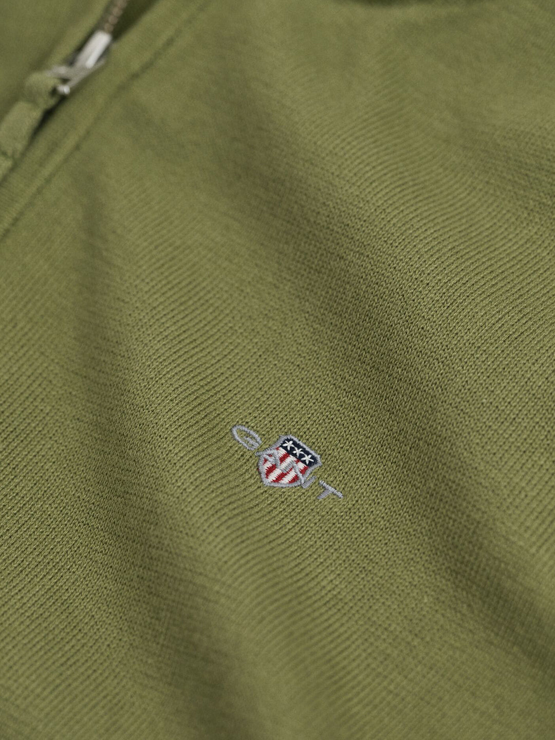 Gant Boys Green Solid Round Neck Sweatshirt