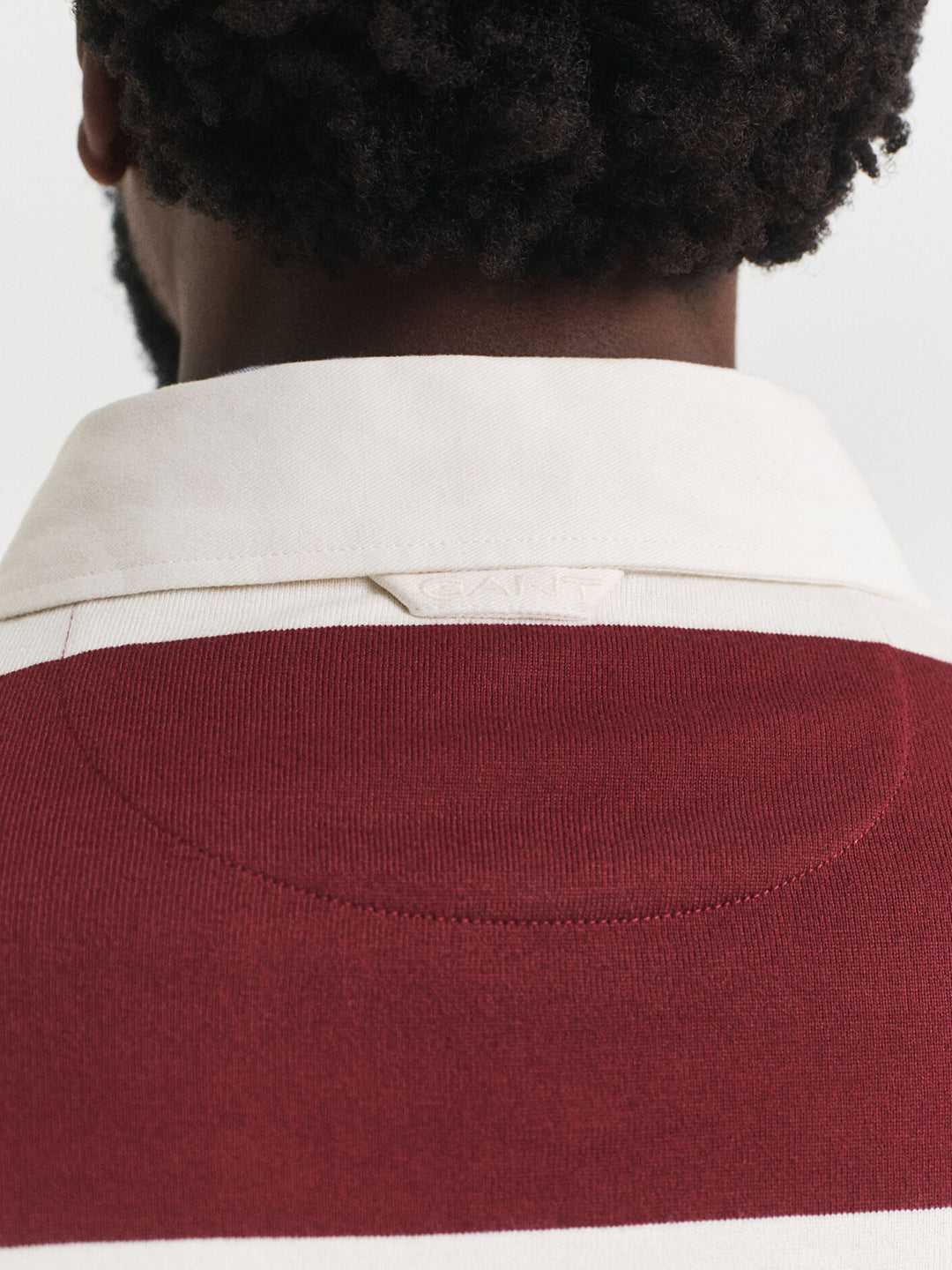 Gant Men Blue Striped Polo Tshirt