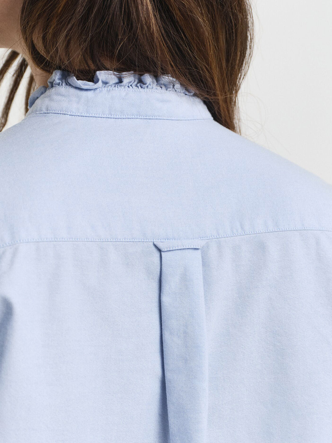 Gant Women Blue Solid Collar Shirt