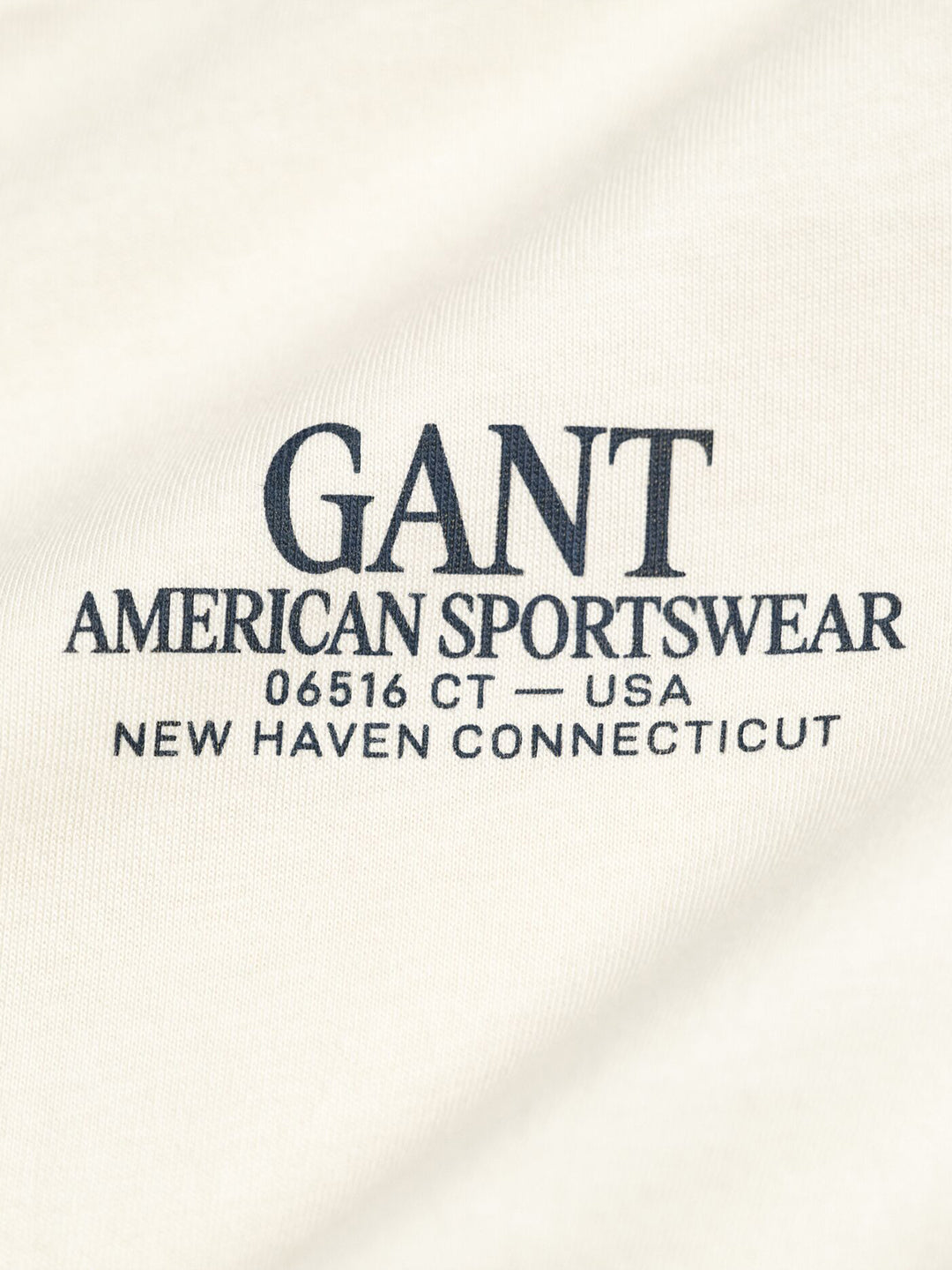 Gant Boys Cream Graphic Round Neck Tshirt