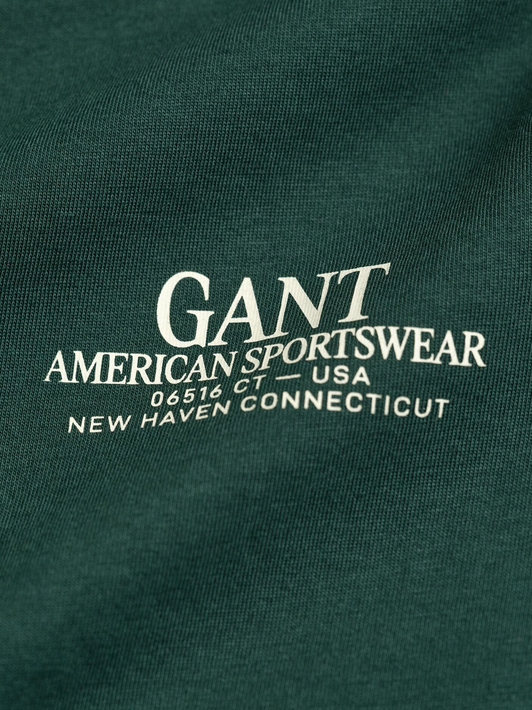 Gant Boys Green Graphic Round Neck Tshirt