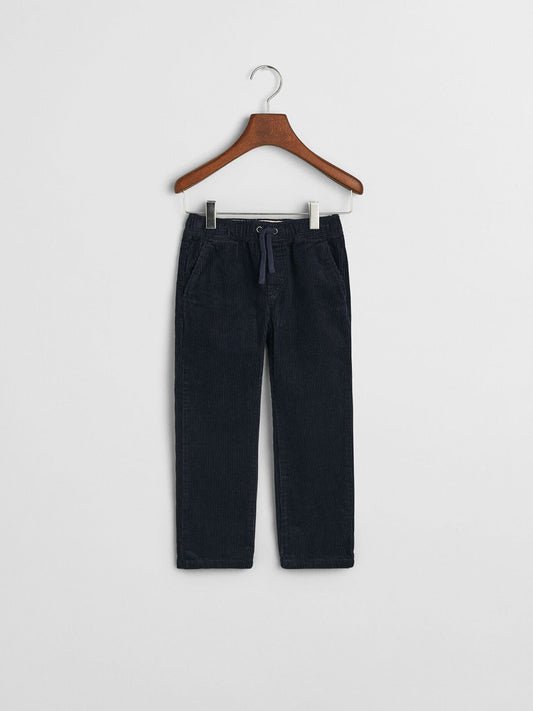 Gant Boys Blue Regular Fit Solid Trouser
