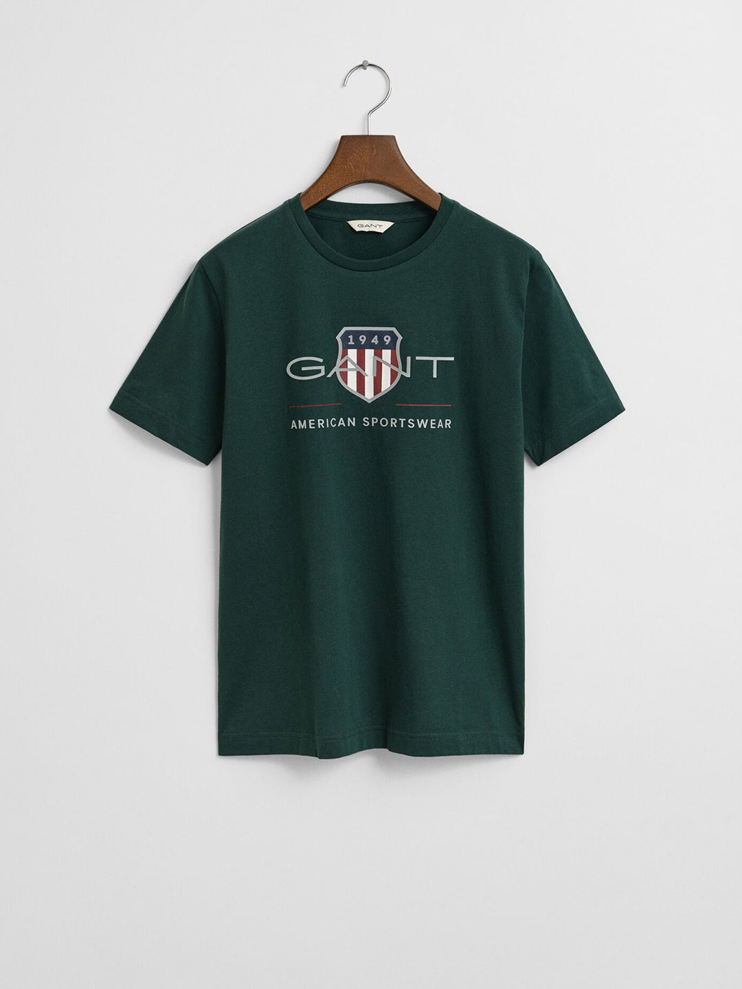 Gant Kids Green Placed Graphic Round Neck Tshirt