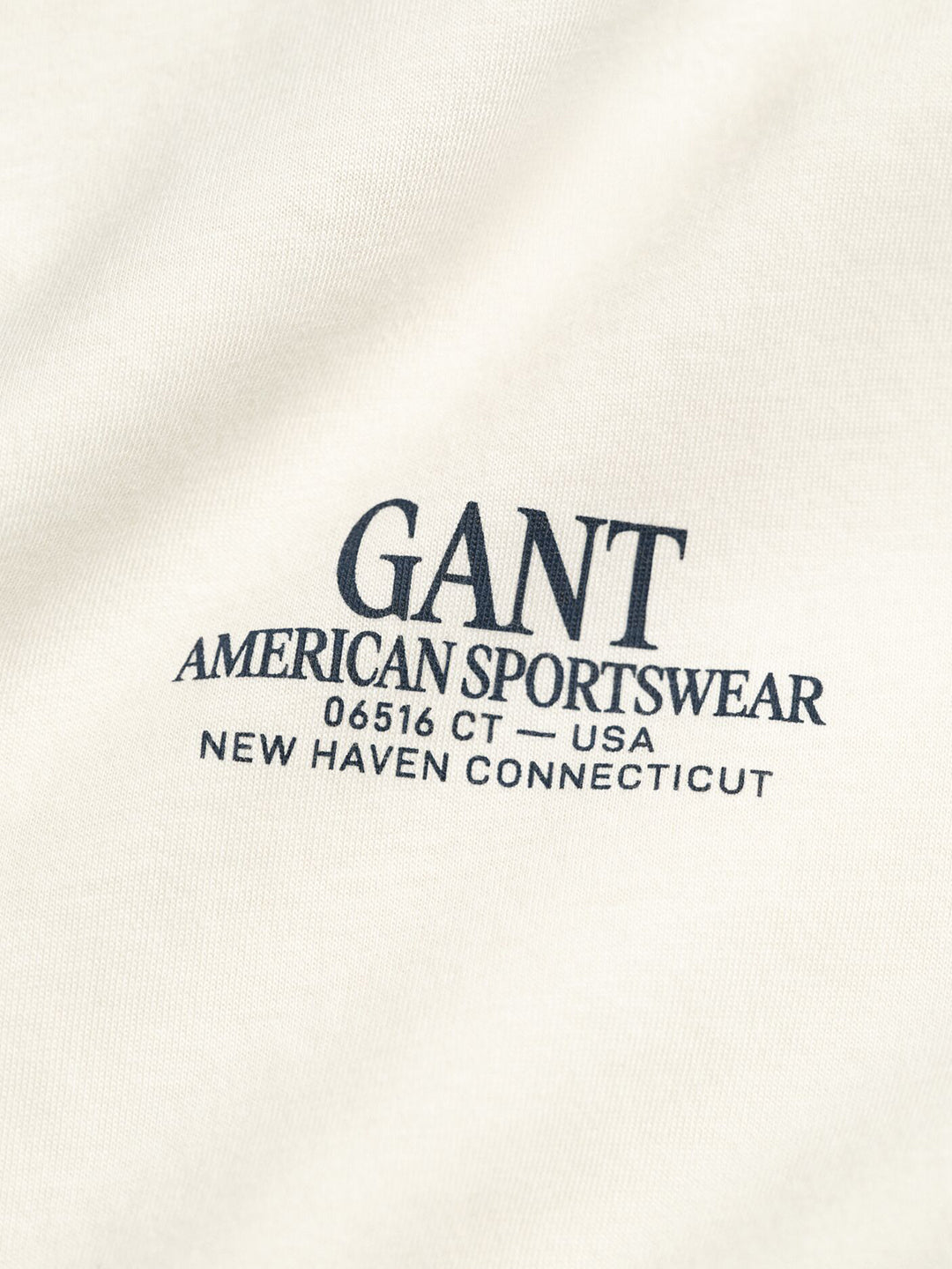 Gant Boys Cream Graphic Round Neck Tshirt