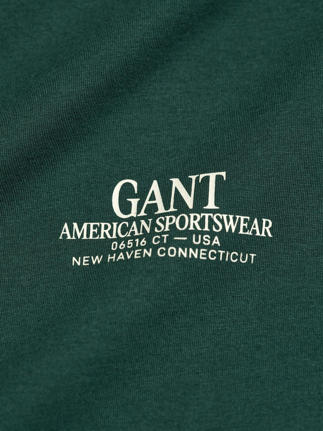 Gant Boys Green Graphic Round Neck Tshirt
