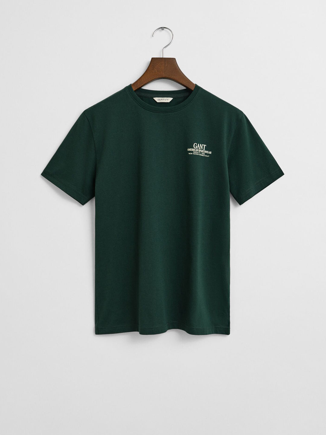 Gant Boys Green Graphic Round Neck Tshirt