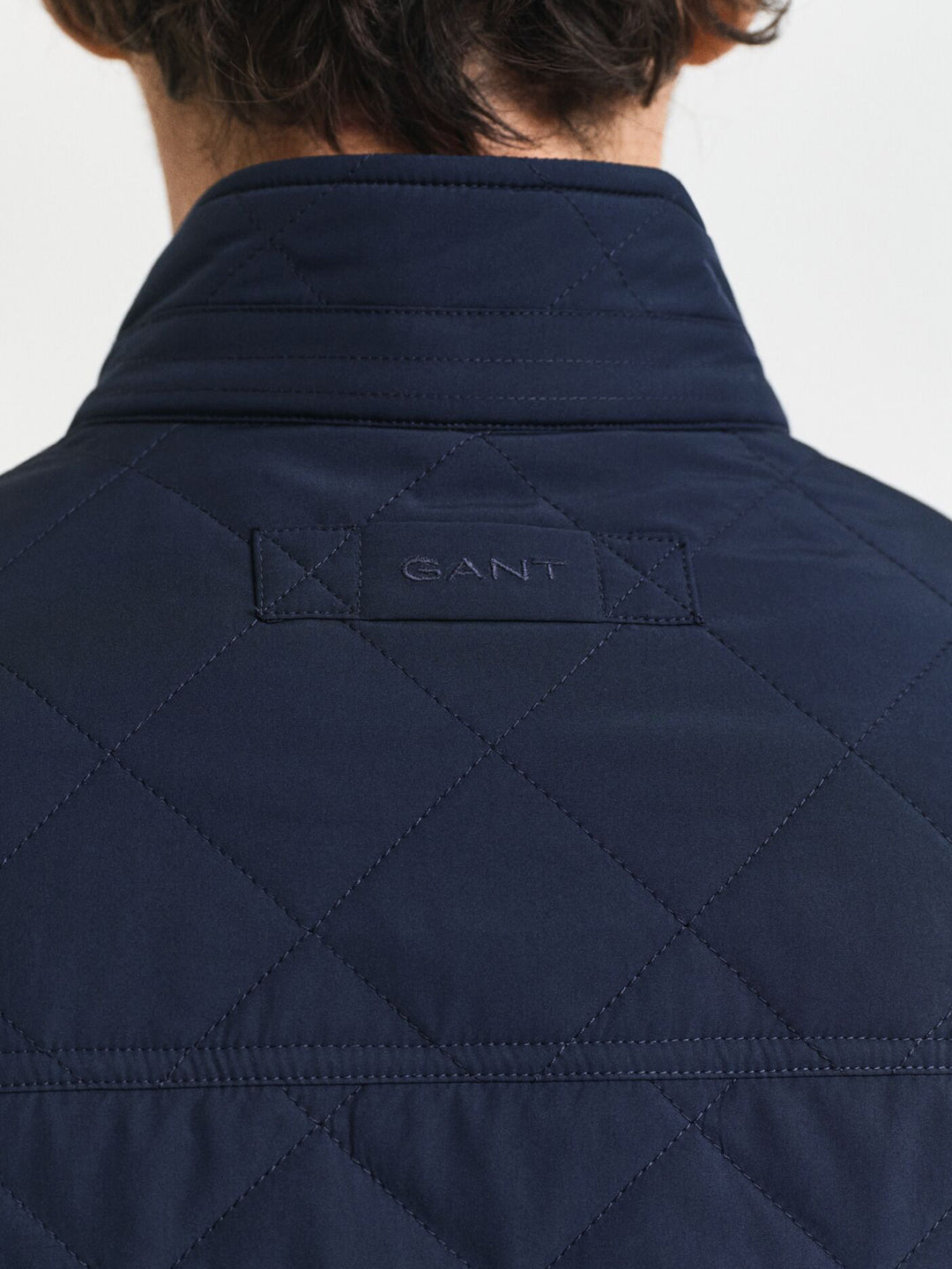 Gant Men Blue Solid Collar Jacket