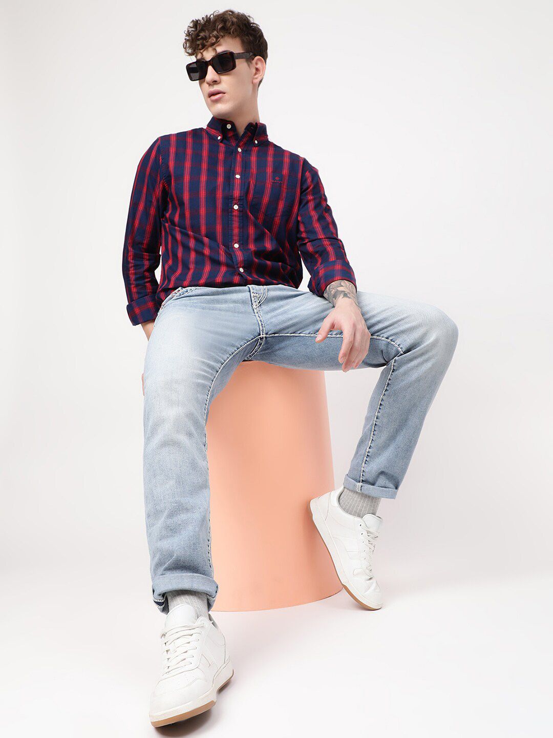 Gant Multi Checked Regular Fit Shirt