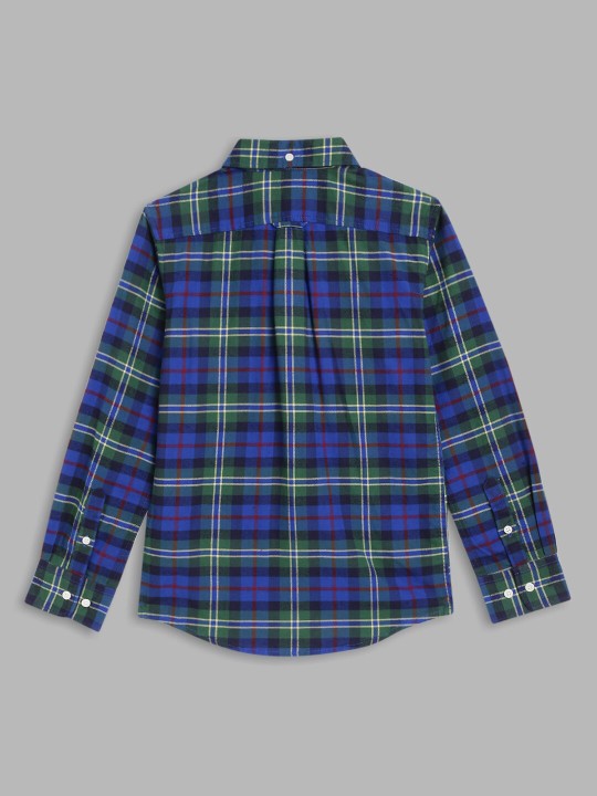 Gant Kids Multi Checked Regular Fit Shirt