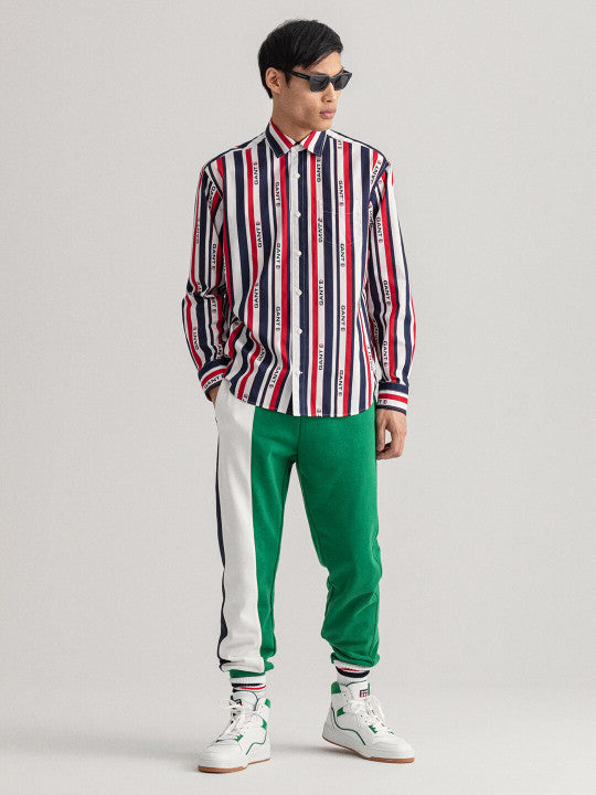 Gant Multi Striped Relaxed Fit Shirt