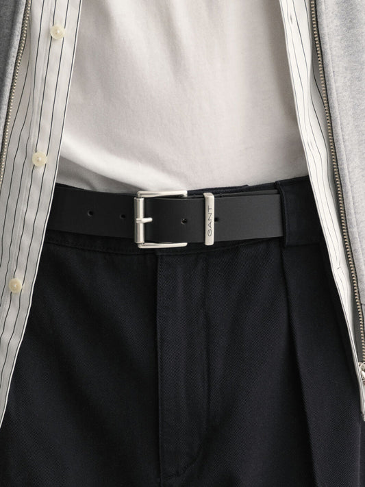 Gant Men Black Solid Belt