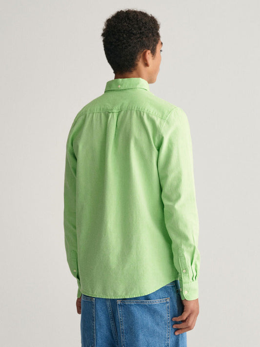 Gant Kids Green Fashion Regular Fit Shirt