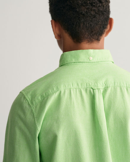 Gant Kids Green Fashion Regular Fit Shirt