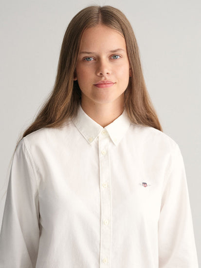 Gant Kids White Fashion Regular Fit Shirt