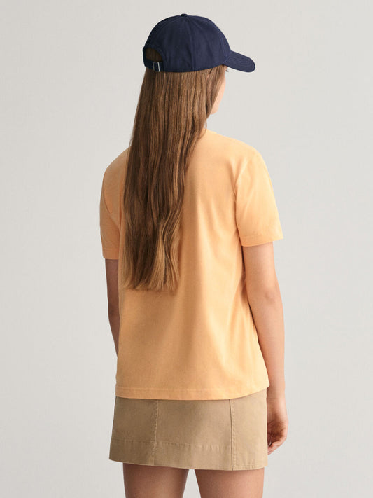 Gant Kids Orange Fashion Regular Fit T-Shirt