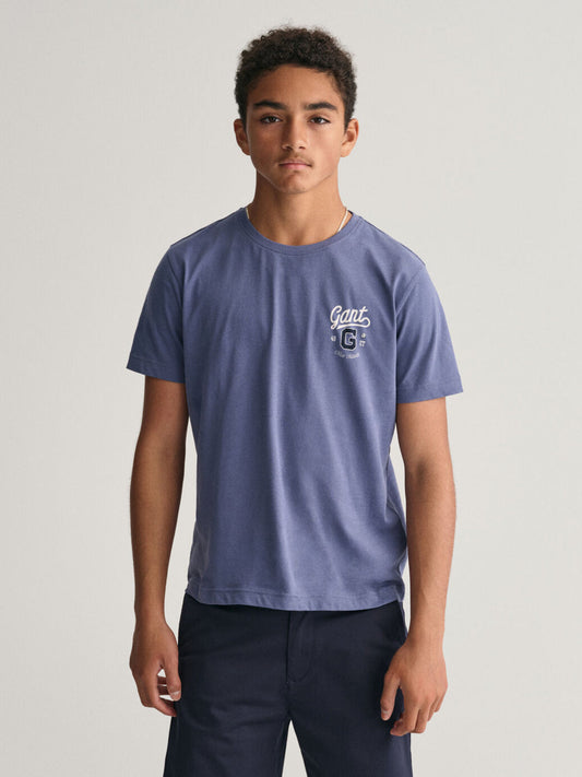 Gant Kids Blue Fashion Regular Fit T-Shirt