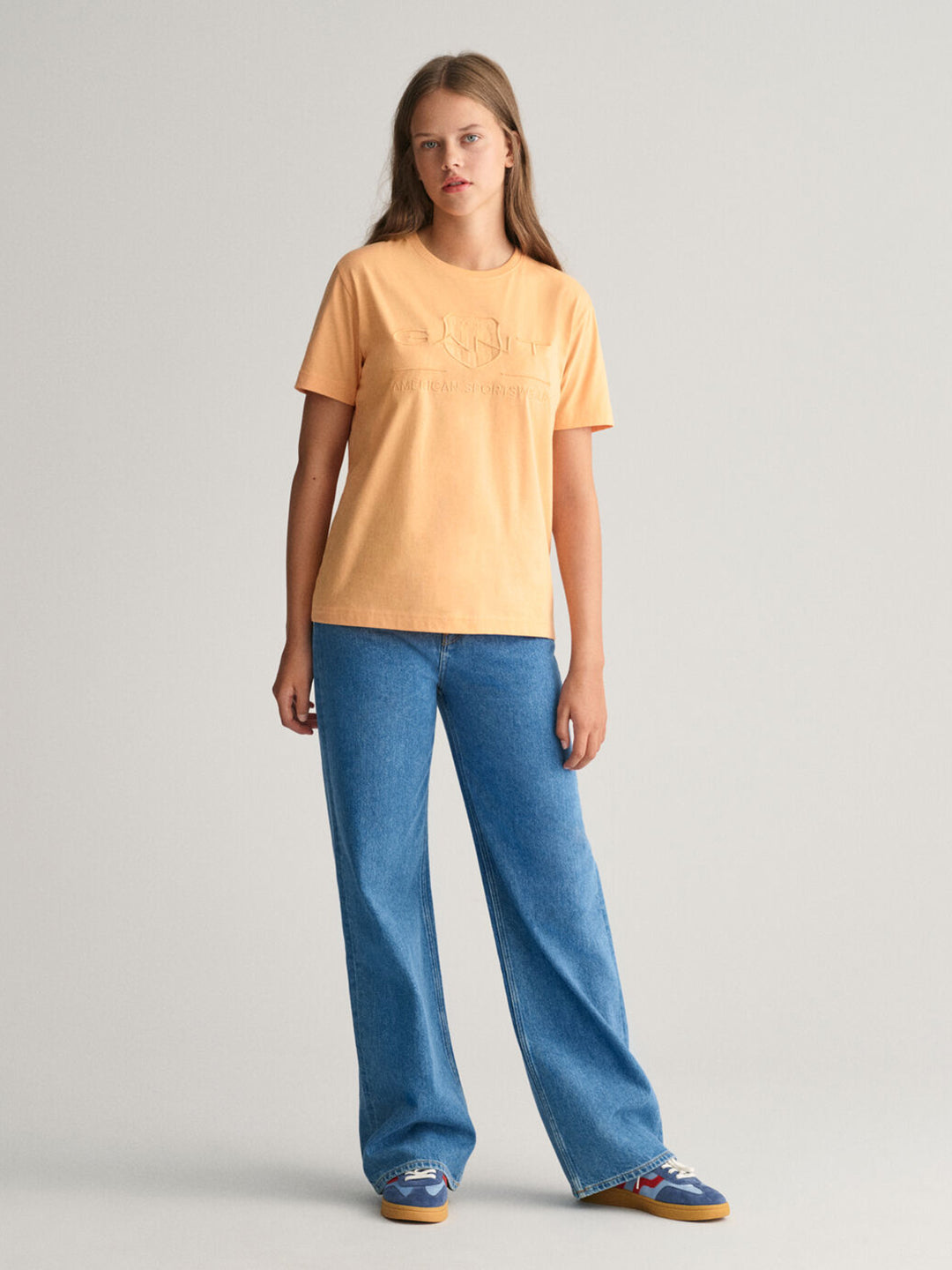 Gant Kids Orange Fashion Regular Fit T-Shirt