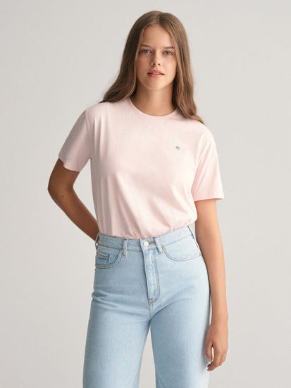 Gant Kids Pink Fashion Regular Fit T-Shirt