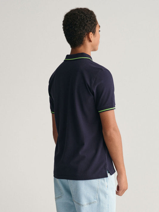 Gant Kids Blue Fashion Regular Fit Polo T-Shirt