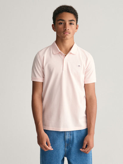 Gant Kids Pink Fashion Regular Fit Polo T-Shirt