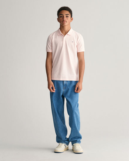 Gant Kids Pink Fashion Regular Fit Polo T-Shirt